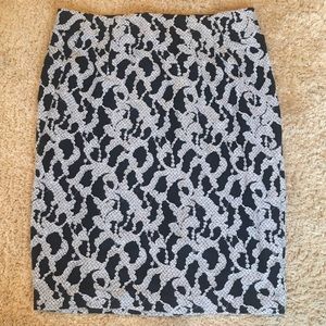 Lacy Pencil Skirt